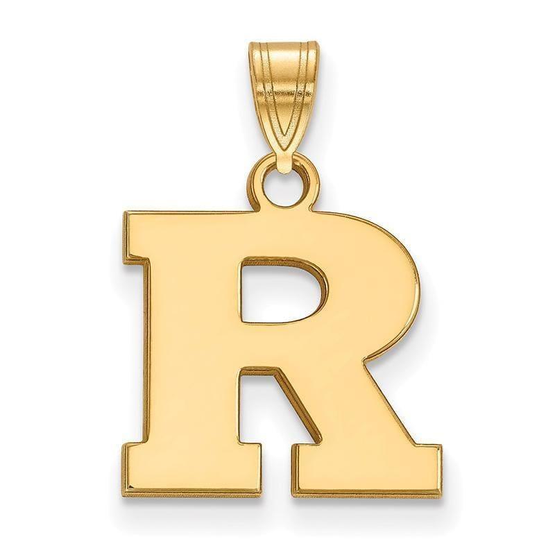 10ky LogoArt Rutgers Small Pendant - Seattle Gold Grillz