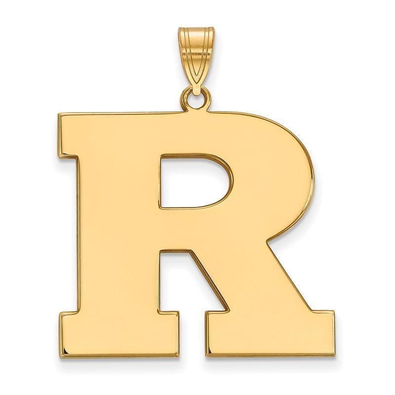 10ky LogoArt Rutgers XL Pendant - Seattle Gold Grillz