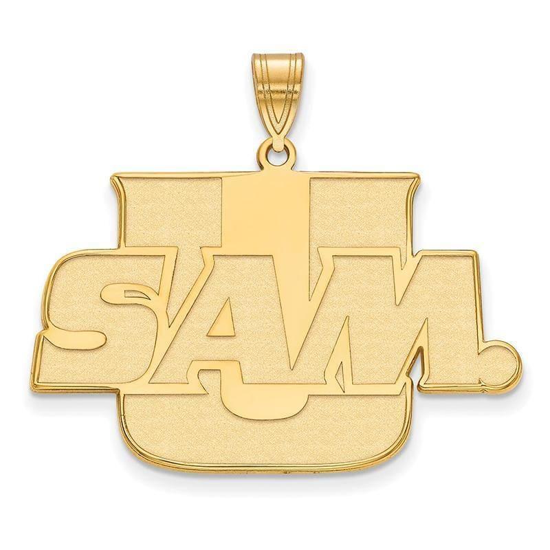 10ky LogoArt Samford University Large Pendant - Seattle Gold Grillz