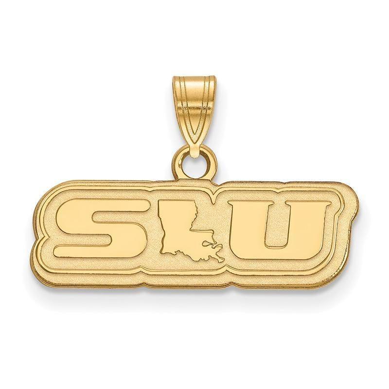 10ky LogoArt SE Louisiana University Small Pendant - Seattle Gold Grillz