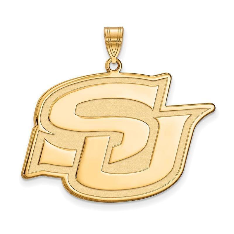 10ky LogoArt Southern University XL Pendant - Seattle Gold Grillz