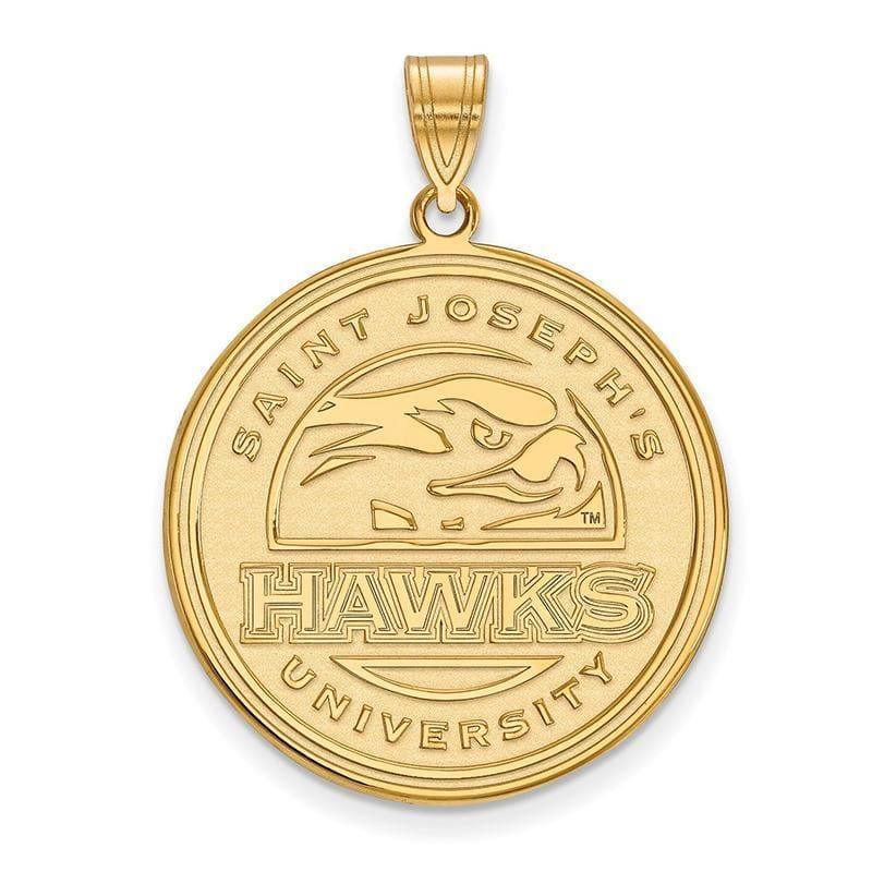 10ky LogoArt St Joseph'S University XL Pendant - Seattle Gold Grillz