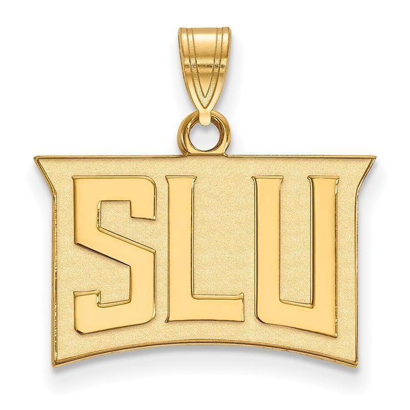 10ky LogoArt St. Louis University Small Pendant - Seattle Gold Grillz