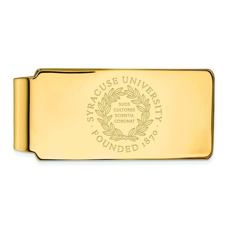 10ky LogoArt Syracuse University Money Clip Crest - Seattle Gold Grillz