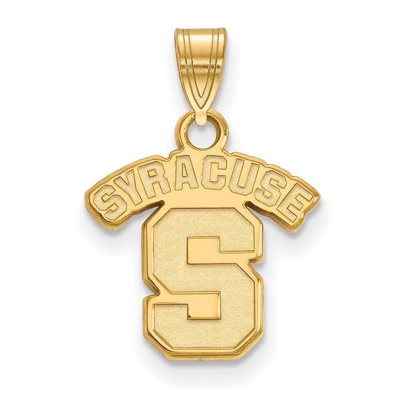 10ky LogoArt Syracuse University Small Pendant - Seattle Gold Grillz