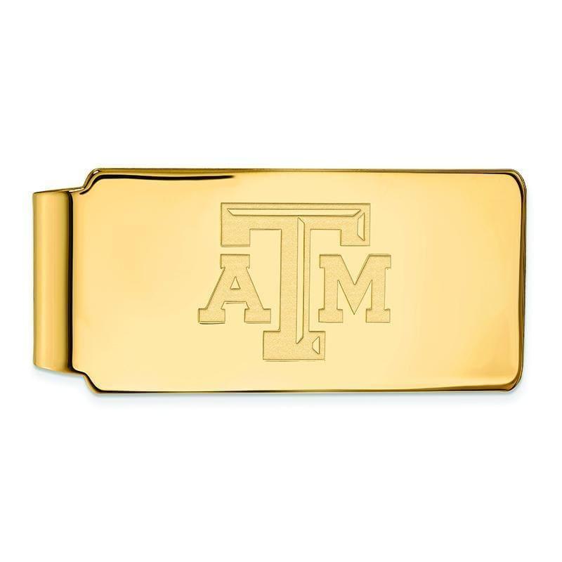 10ky LogoArt Texas A&M University Money Clip - Seattle Gold Grillz