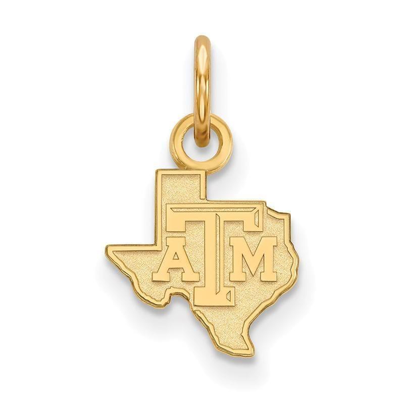 10ky LogoArt Texas A&M University XS Pendant - Seattle Gold Grillz