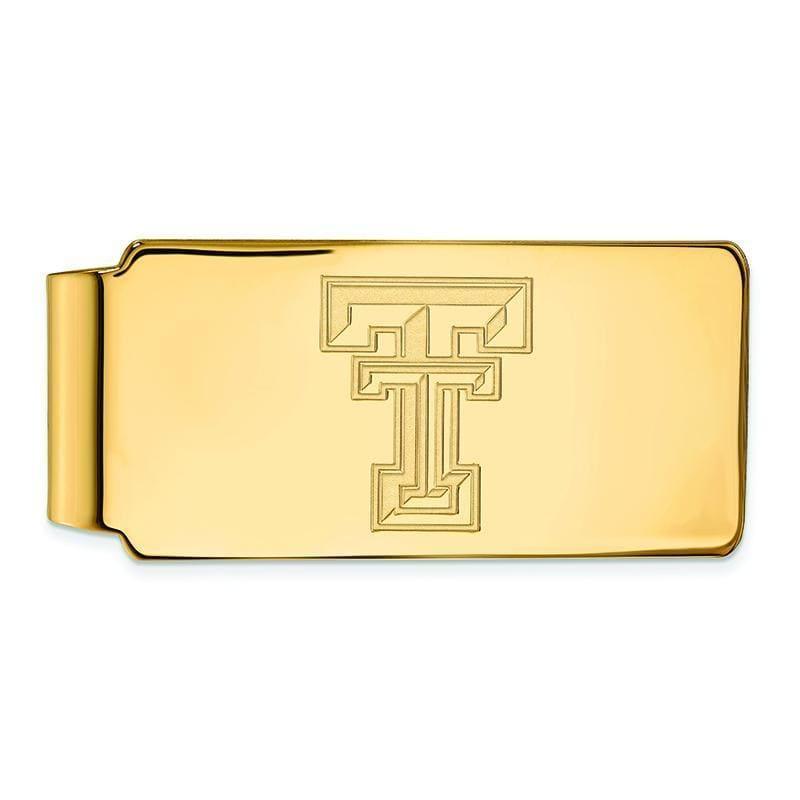10ky LogoArt Texas Tech University Money Clip - Seattle Gold Grillz