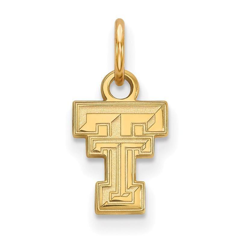 10ky LogoArt Texas Tech University XS Pendant - Seattle Gold Grillz