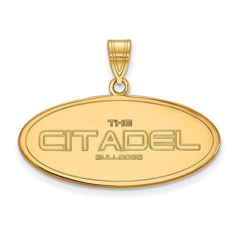 10ky LogoArt The Citadel Large Pendant - Seattle Gold Grillz