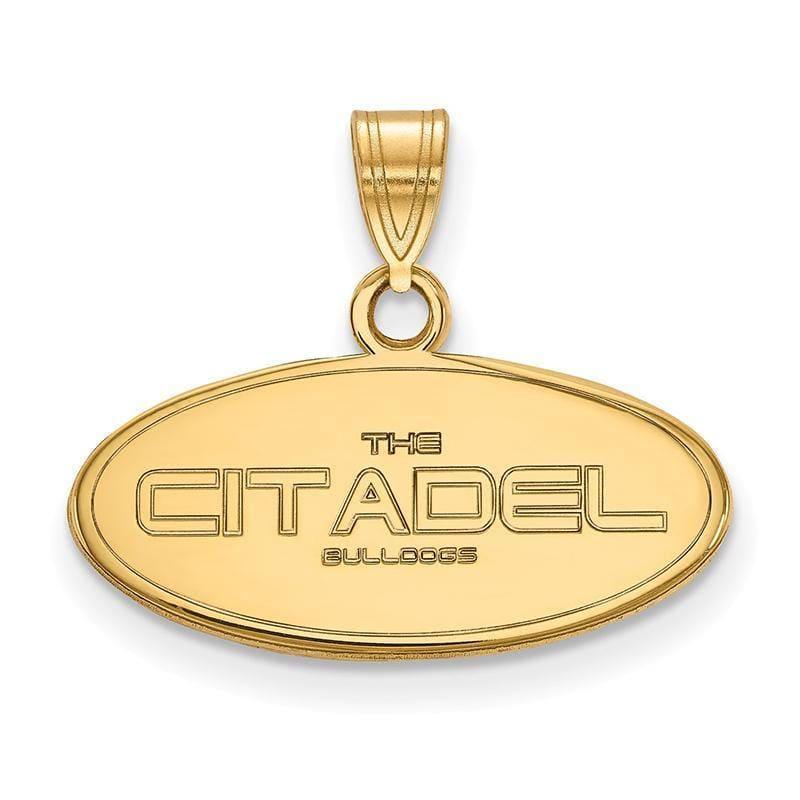10ky LogoArt The Citadel Small Pendant - Seattle Gold Grillz