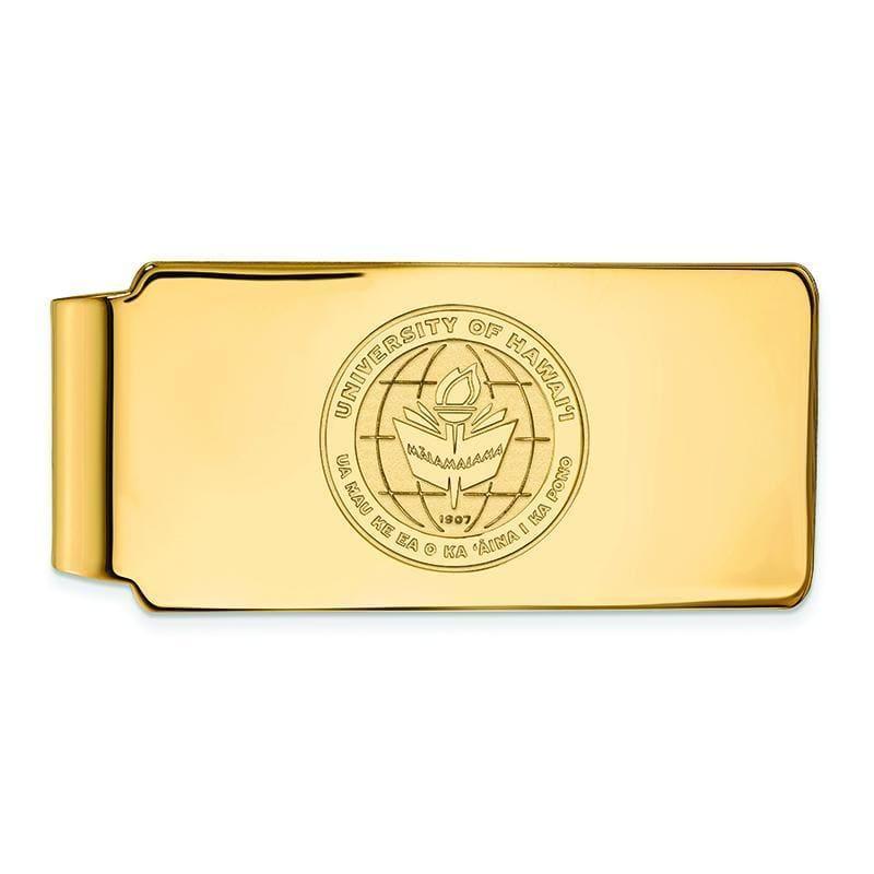 10ky LogoArt The University of Hawai'i Money Clip Crest - Seattle Gold Grillz