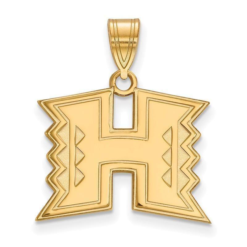 10ky LogoArt The University of Hawaii Medium Pendant - Seattle Gold Grillz