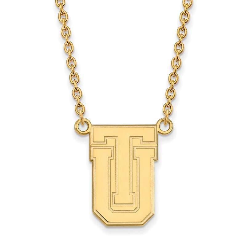 10ky LogoArt The University of Tulsa Large Pendant w-Necklace - Seattle Gold Grillz