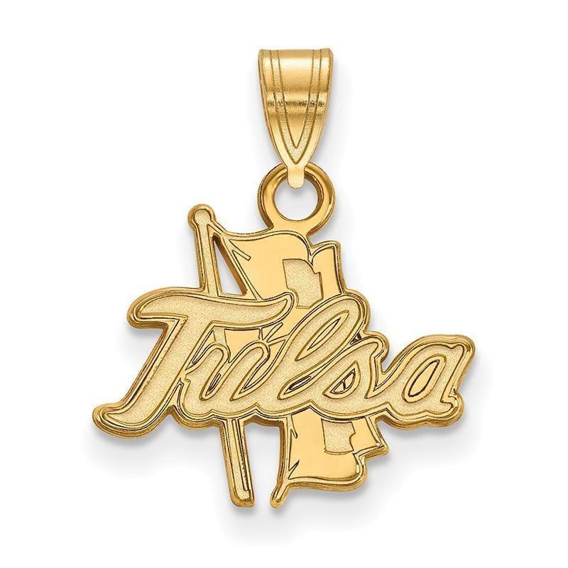 10ky LogoArt The University of Tulsa Small Pendant - Seattle Gold Grillz