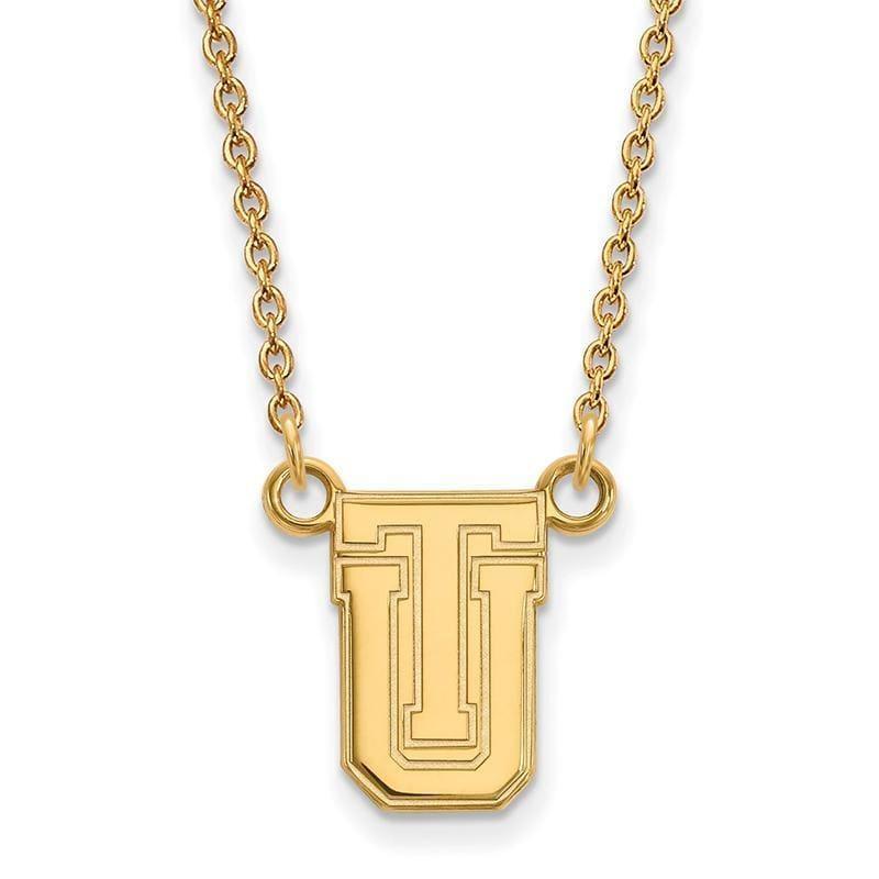 10ky LogoArt The University of Tulsa Small Pendant w-Necklace - Seattle Gold Grillz