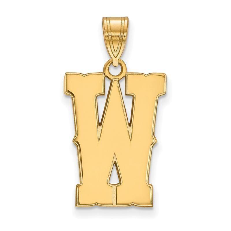 10ky LogoArt The University of Wyoming Large Pendant - Seattle Gold Grillz