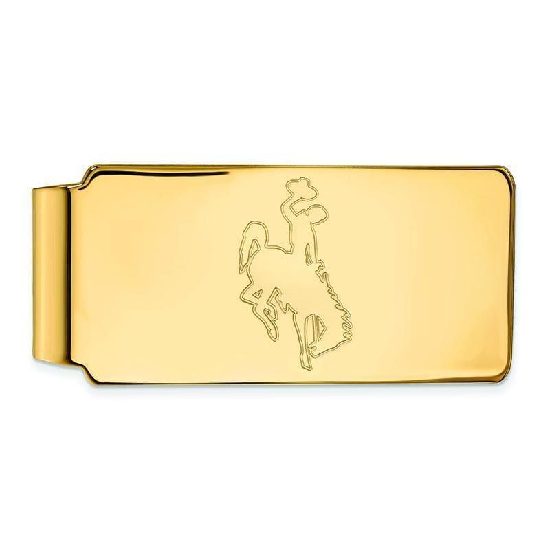 10ky LogoArt The University of Wyoming Money Clip - Seattle Gold Grillz