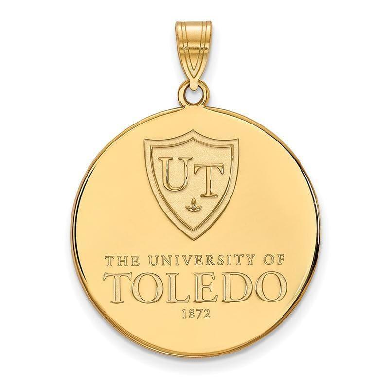 10ky LogoArt Toledo XL Disc Pendant - Seattle Gold Grillz