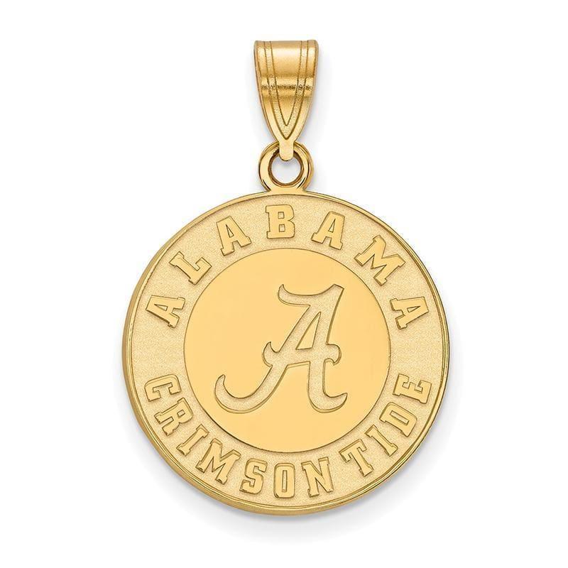 10ky LogoArt University of Alabama Large Pendant - Seattle Gold Grillz