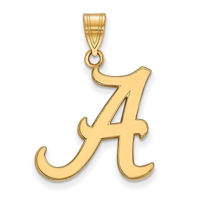 10ky LogoArt University of Alabama Large Pendant - Seattle Gold Grillz