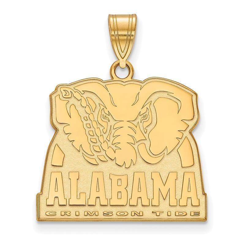 10ky LogoArt University of Alabama Large Pendant - Seattle Gold Grillz