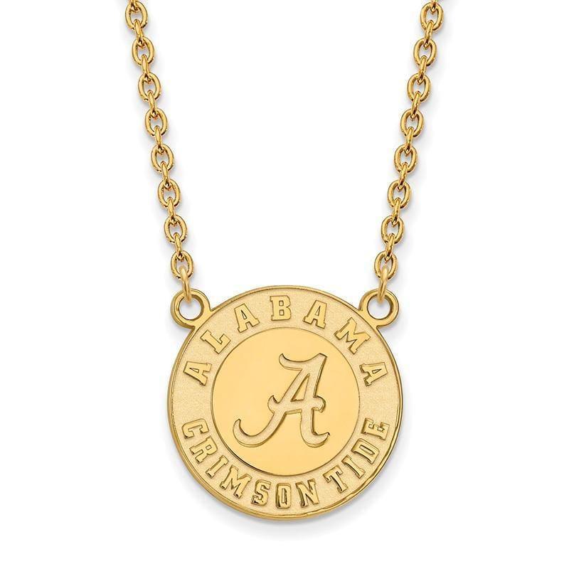 10ky LogoArt University of Alabama Large Pendant w-Necklace - Seattle Gold Grillz