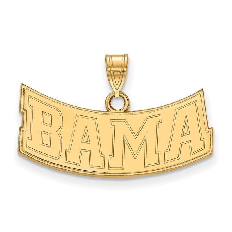 10ky LogoArt University of Alabama Medium Pendant - Seattle Gold Grillz