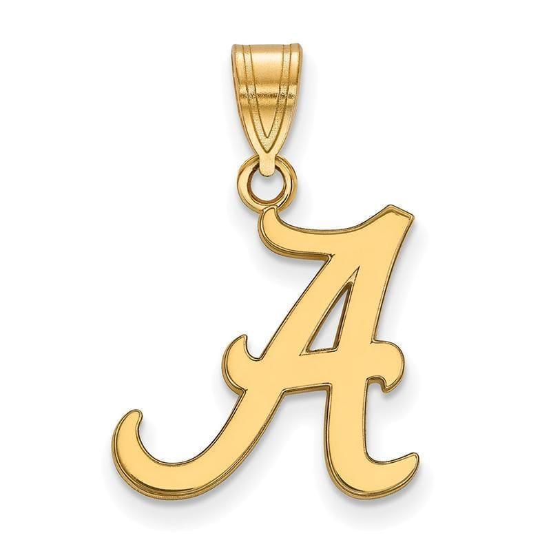 10ky LogoArt University of Alabama Medium Pendant - Seattle Gold Grillz