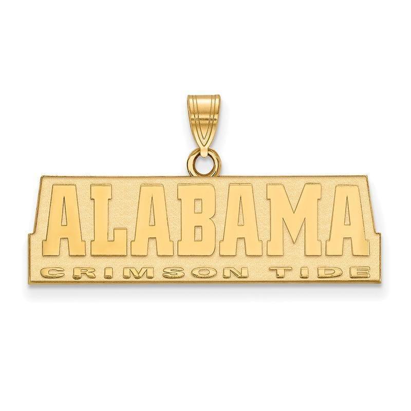 10ky LogoArt University of Alabama Medium Pendant - Seattle Gold Grillz
