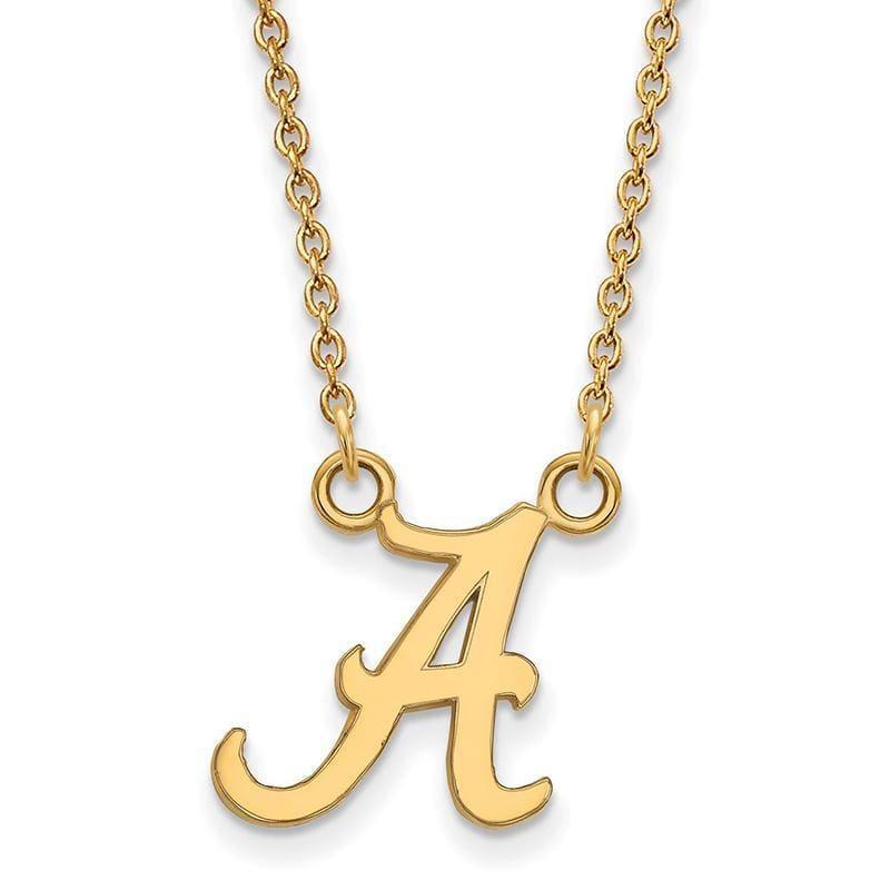 10ky LogoArt University of Alabama Small Pendant w-Necklace - Seattle Gold Grillz