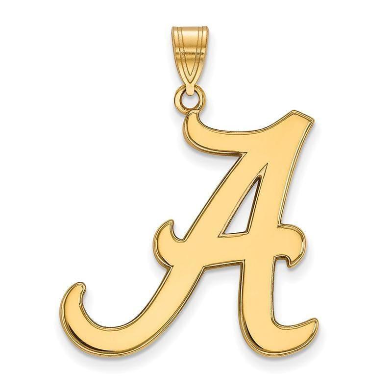 10ky LogoArt University of Alabama XL Pendant - Seattle Gold Grillz