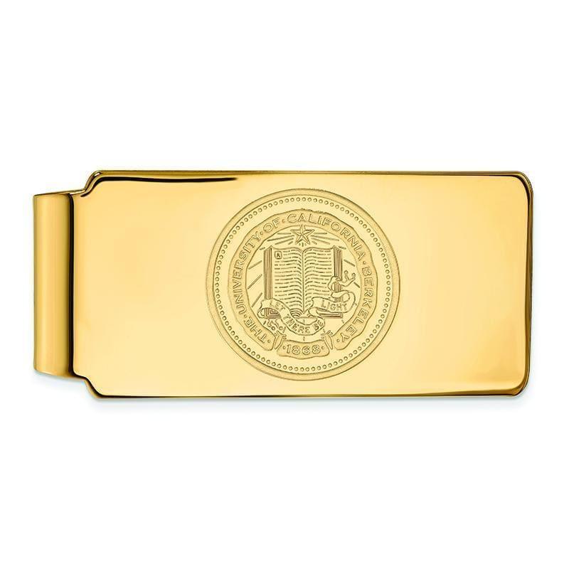 10ky LogoArt University of California Berkeley Money Clip Crest - Seattle Gold Grillz