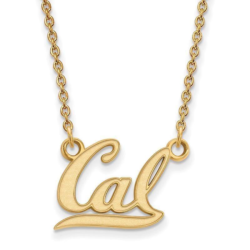 10ky LogoArt University of California Berkeley Small Pendant w-Necklace - Seattle Gold Grillz