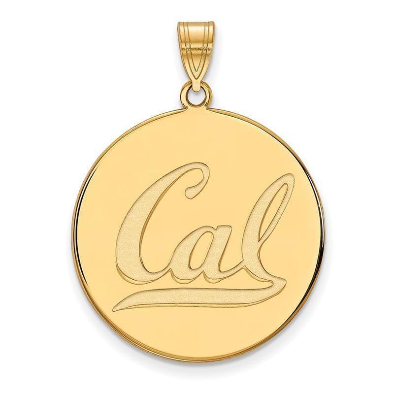 10ky LogoArt University of California Berkeley XL Disc Pendant - Seattle Gold Grillz