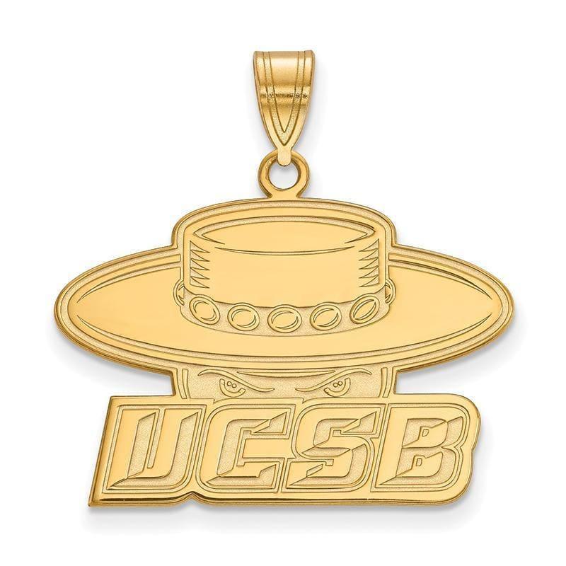 10ky LogoArt University of California Santa Barbara Large Pendant - Seattle Gold Grillz