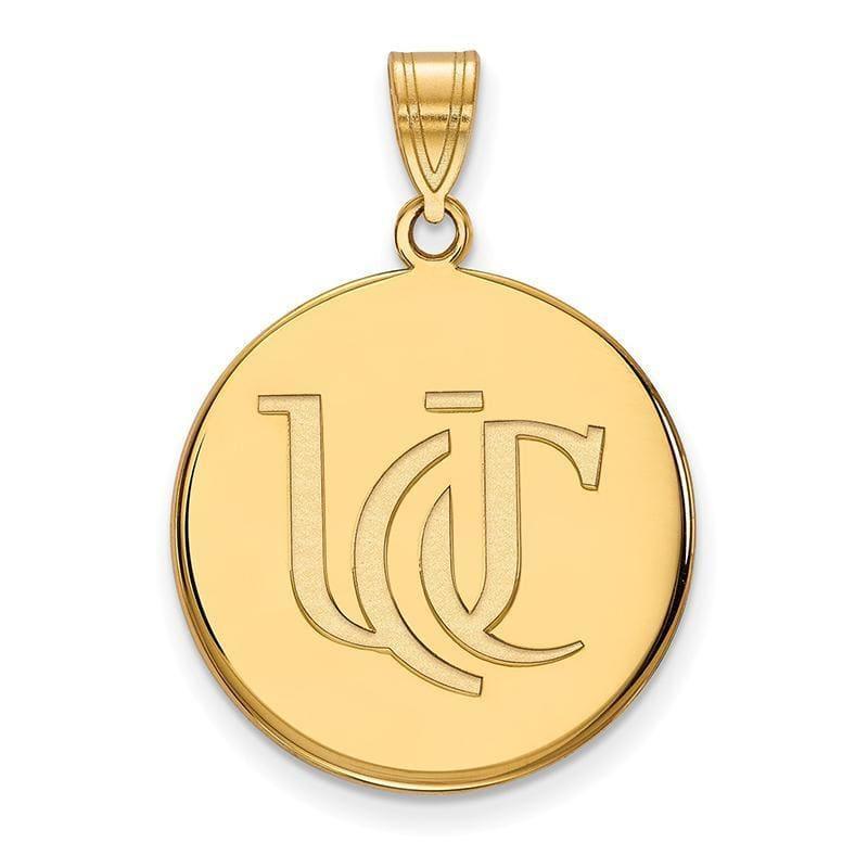 10ky LogoArt University of Cincinnati Large Pendant - Seattle Gold Grillz