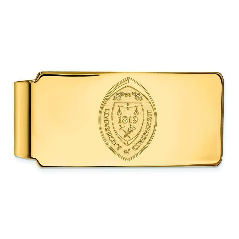 10ky LogoArt University of Cincinnati Money Clip Crest - Seattle Gold Grillz
