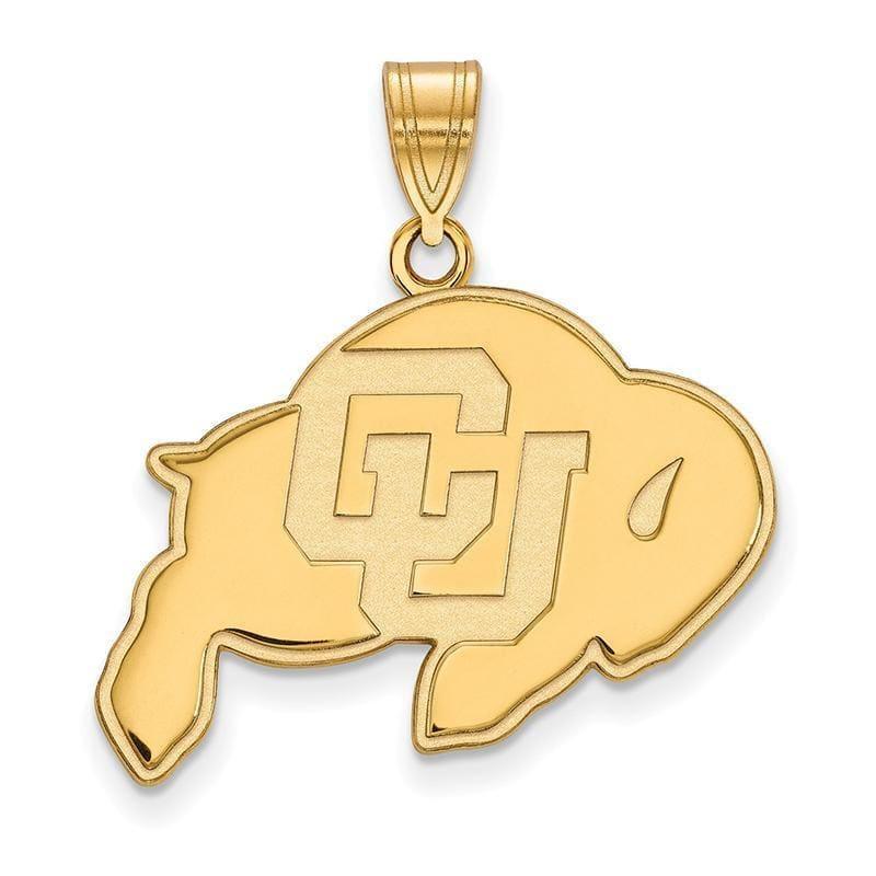 10ky LogoArt University of Colorado Large Pendant - Seattle Gold Grillz