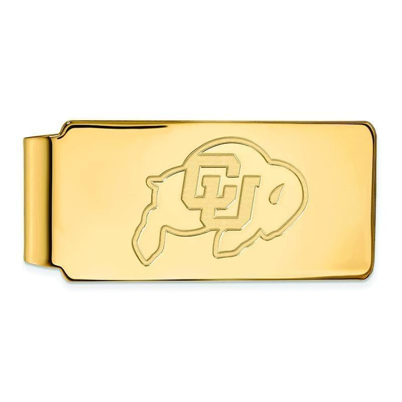 10ky LogoArt University of Colorado Money Clip - Seattle Gold Grillz