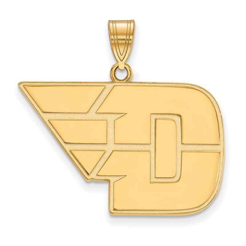 10ky LogoArt University of Dayton Large Pendant - Seattle Gold Grillz
