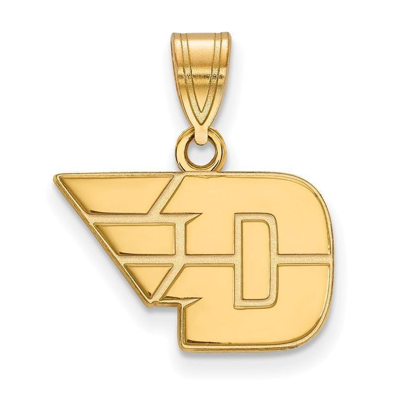 10ky LogoArt University of Dayton Small Pendant - Seattle Gold Grillz
