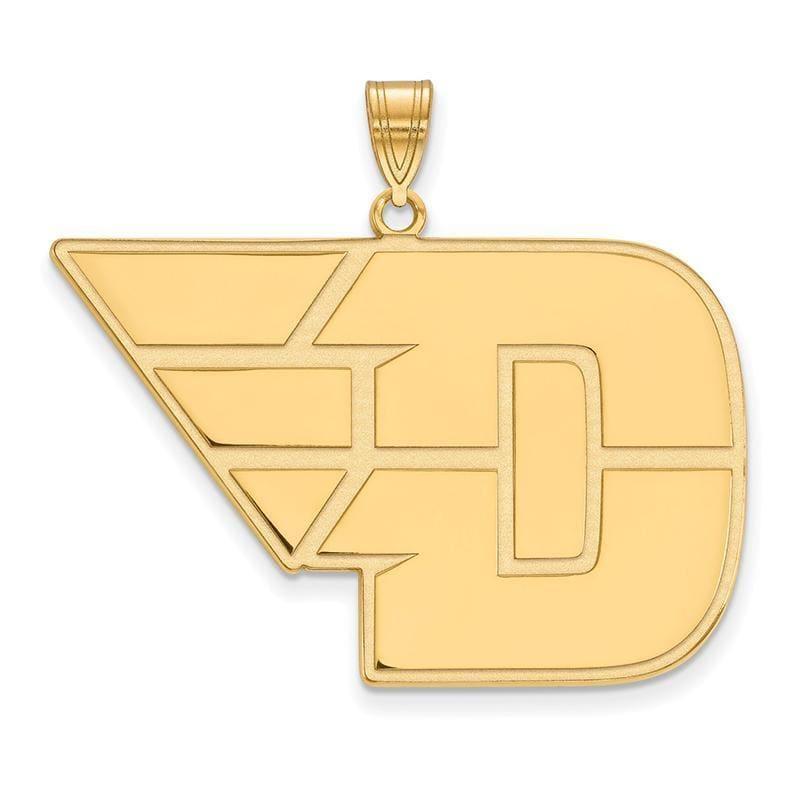 10ky LogoArt University of Dayton XL Pendant - Seattle Gold Grillz
