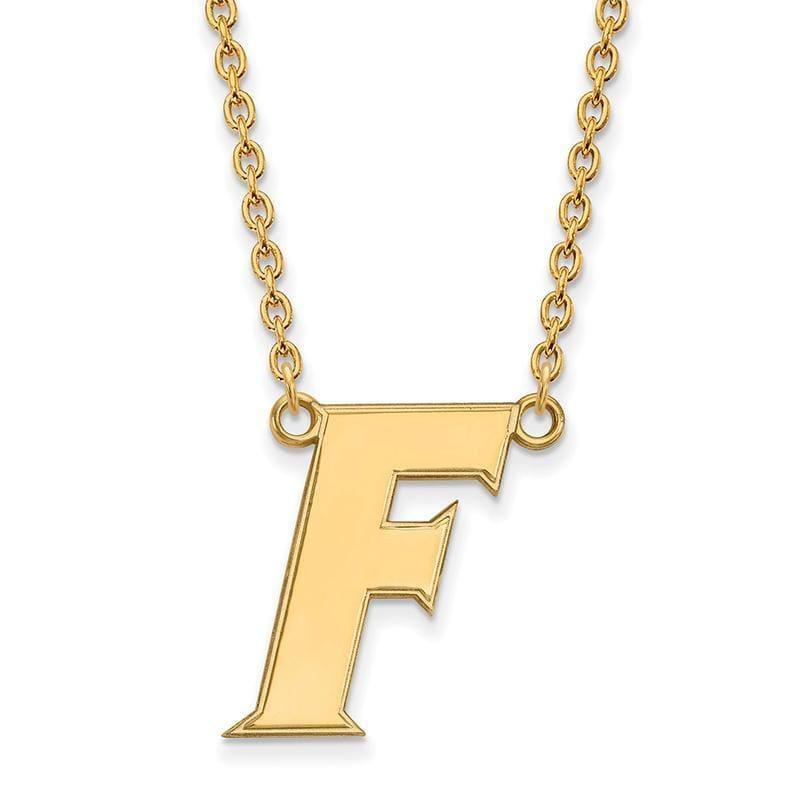 10ky LogoArt University of Florida Large Pendant w-Necklace - Seattle Gold Grillz