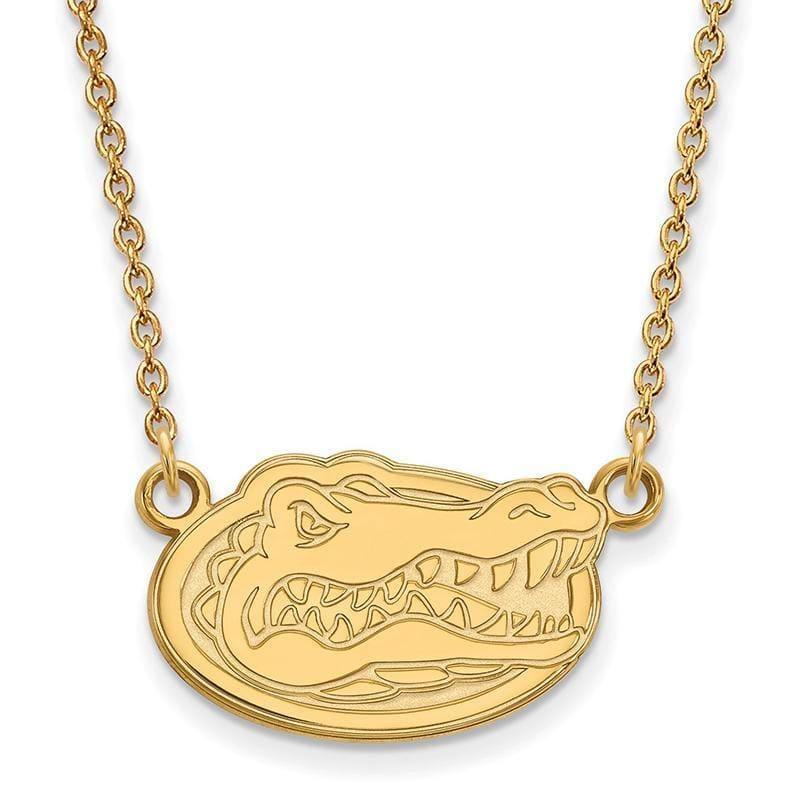 10ky LogoArt University of Florida Small Pendant w-Necklace - Seattle Gold Grillz