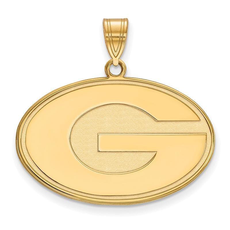 10ky LogoArt University of Georgia Large Pendant - Seattle Gold Grillz