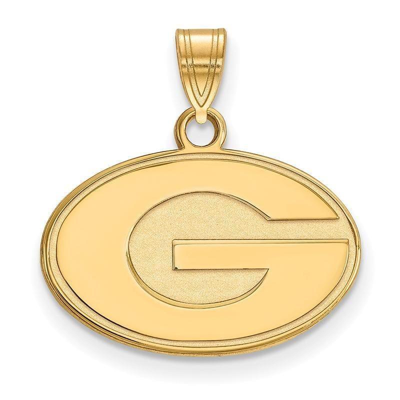 10ky LogoArt University of Georgia Small Pendant - Seattle Gold Grillz