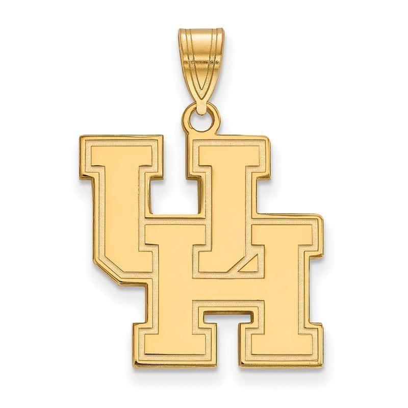 10ky LogoArt University of Houston Large Pendant - Seattle Gold Grillz