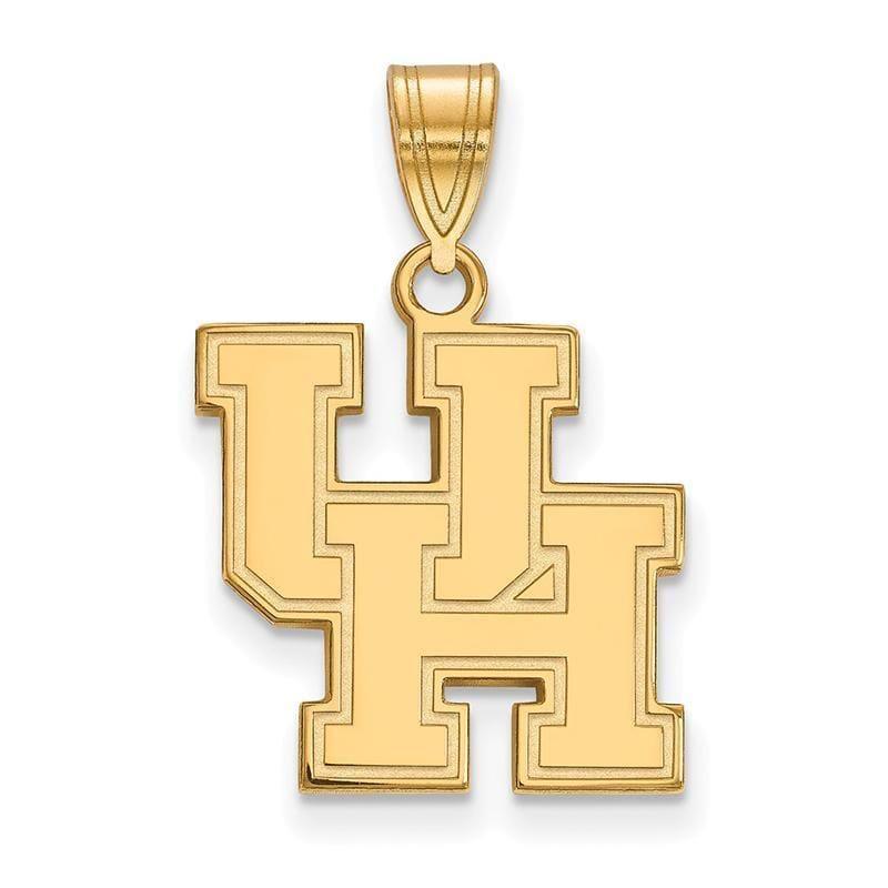 10ky LogoArt University of Houston Medium Pendant - Seattle Gold Grillz