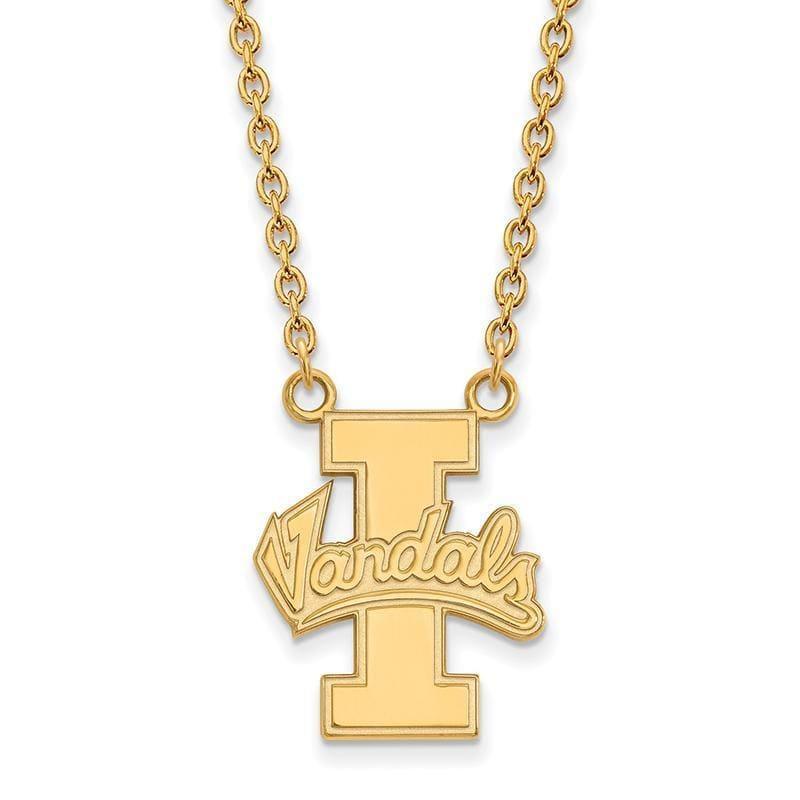 10ky LogoArt University of Idaho Large Pendant w-Necklace - Seattle Gold Grillz